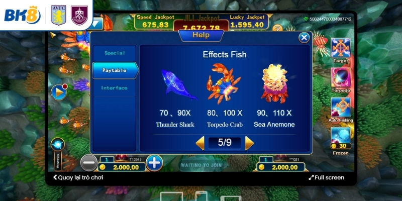 Chiến lược chinh phục game Jackpot Fishing 